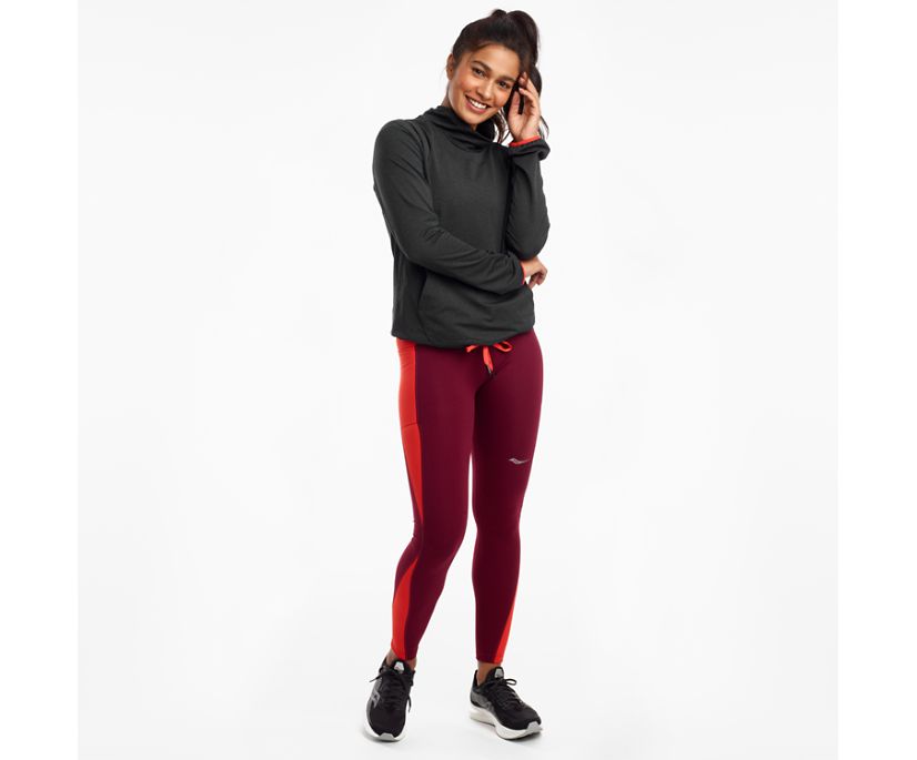 Saucony Solstice 2.0 Women's Pants Burgundy | Canada 335VRWD